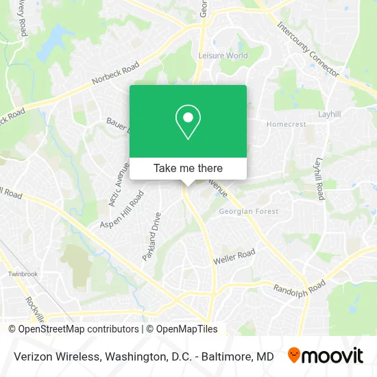 Verizon Wireless map