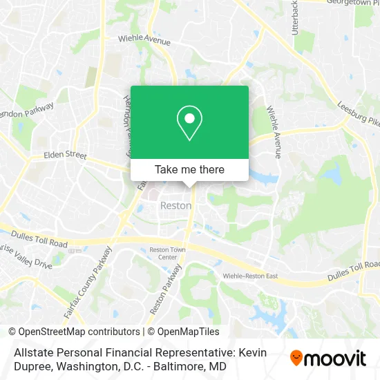 Allstate Personal Financial Representative: Kevin Dupree map