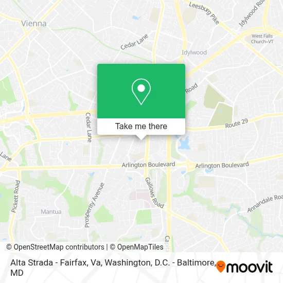 Alta Strada - Fairfax, Va map