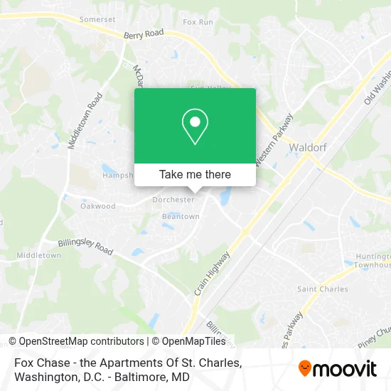Fox Chase - the Apartments Of St. Charles map