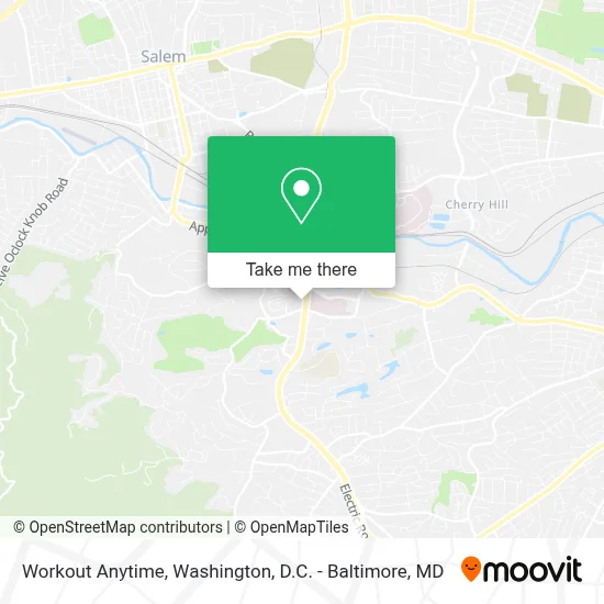 Workout Anytime map