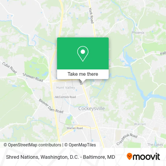 Shred Nations map