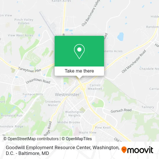 Goodwill Employment Resource Center map