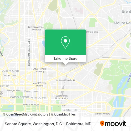 Senate Square map