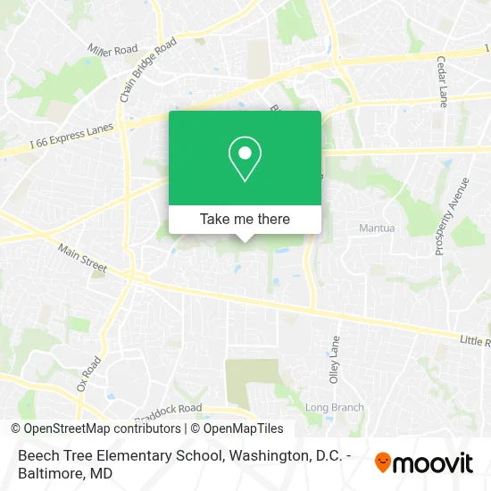 Beech Tree Elementary School map