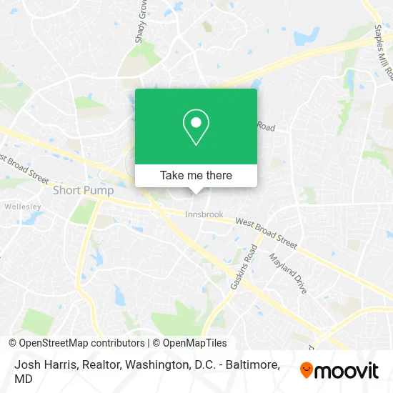 Josh Harris, Realtor map