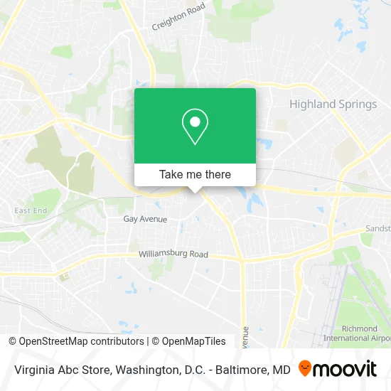 Virginia Abc Store map