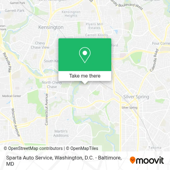 Sparta Auto Service map