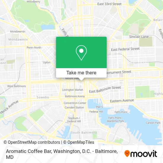 Aromatic Coffee Bar map