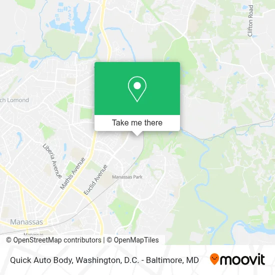 Quick Auto Body map