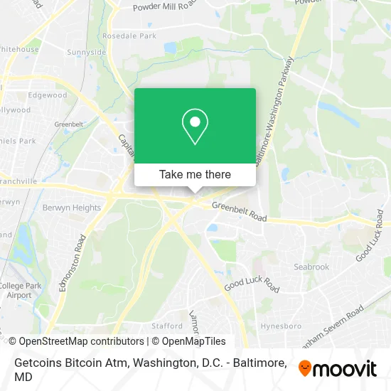 Getcoins Bitcoin Atm map
