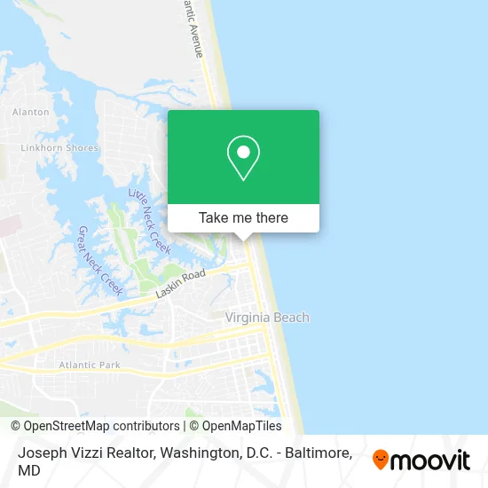 Joseph Vizzi Realtor map