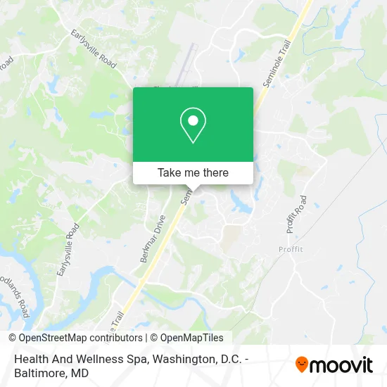Health And Wellness Spa map