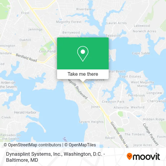 Dynasplint Systems, Inc. map