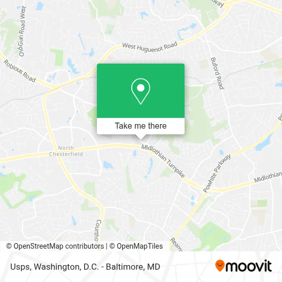 Usps map