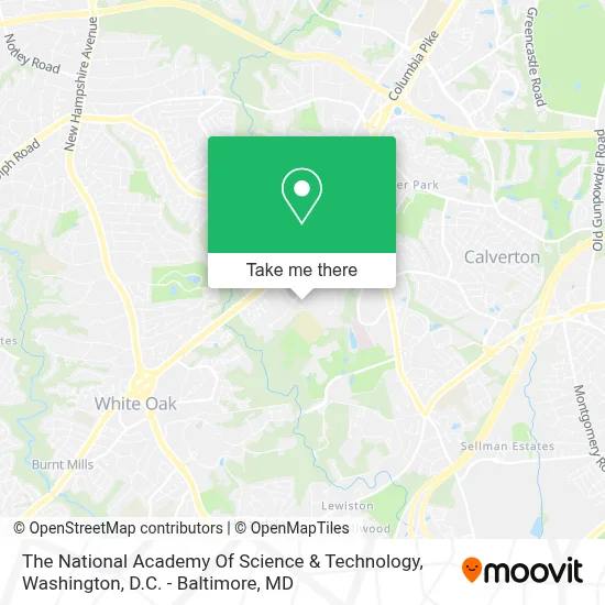 The National Academy Of Science & Technology map