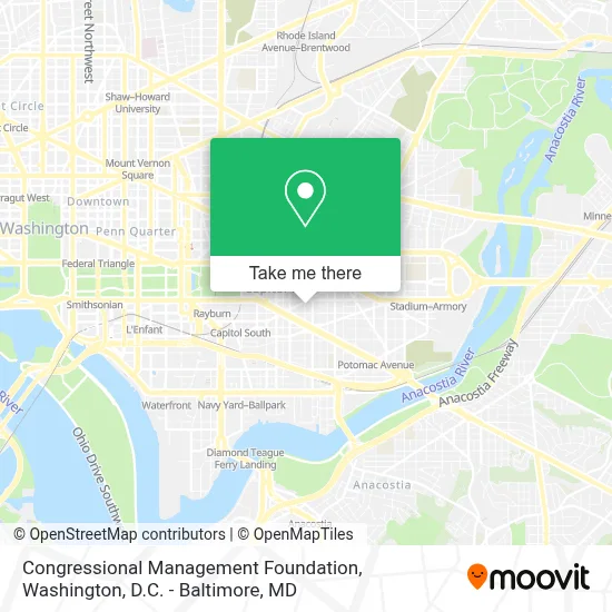 Congressional Management Foundation map