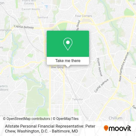Allstate Personal Financial Representative: Peter Chew map
