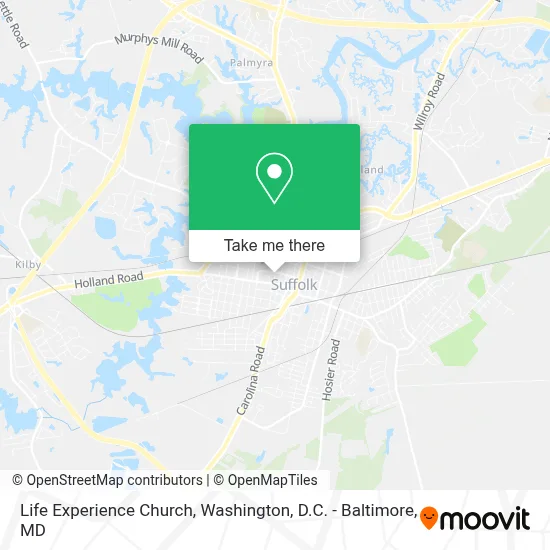 Life Experience Church map