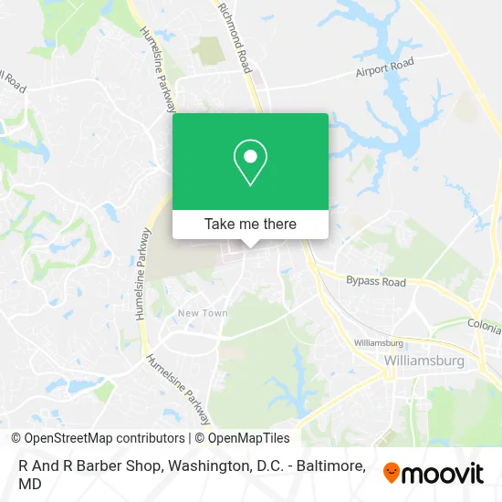 R And R Barber Shop map