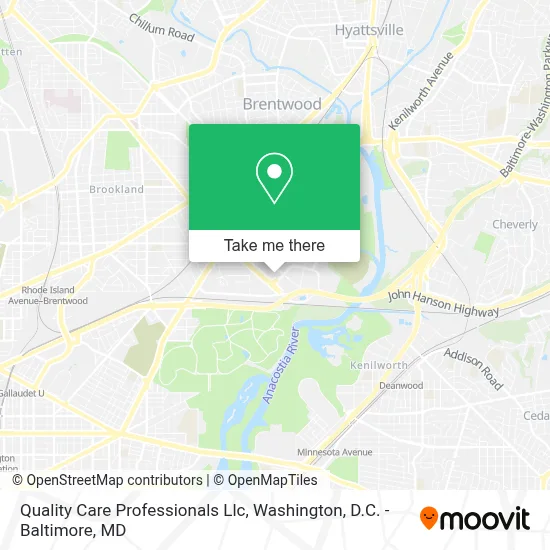 Quality Care Professionals Llc map