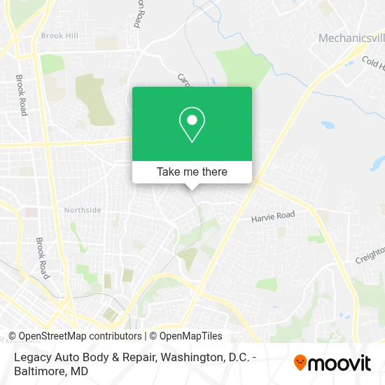Legacy Auto Body & Repair map