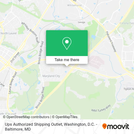 Ups Authorized Shipping Outlet map