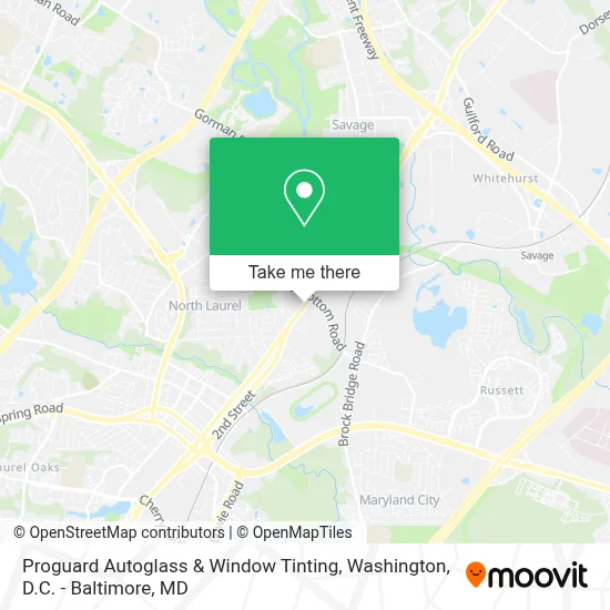 Proguard Autoglass & Window Tinting map