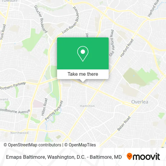 Emaps Baltimore map