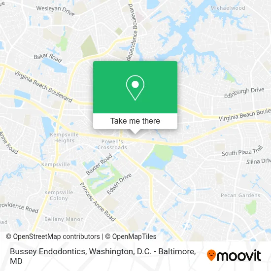Bussey Endodontics map