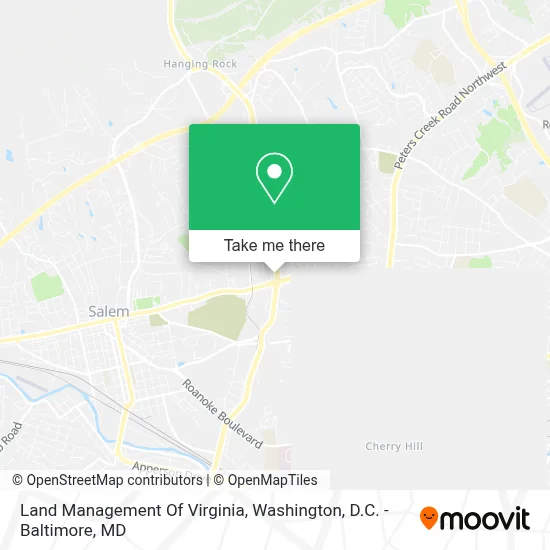 Land Management Of Virginia map