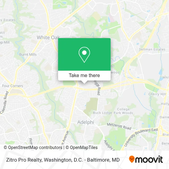 Zitro Pro Realty map
