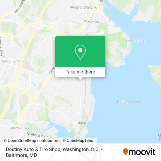 Destiny Auto & Tire Shop map