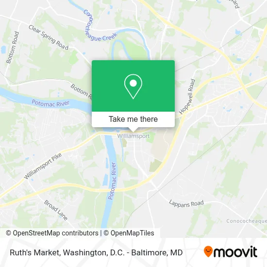 Ruth's Market map