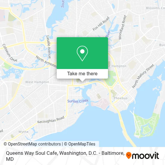 Queens Way Soul Cafe map