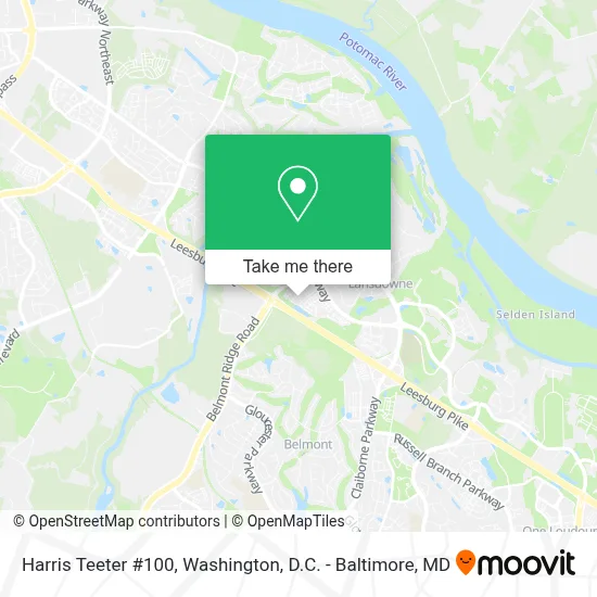 Harris Teeter #100 map