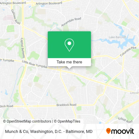 Munch & Co map