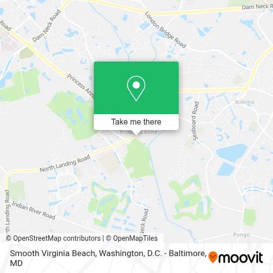Smooth Virginia Beach map