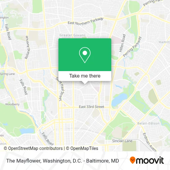 The Mayflower map