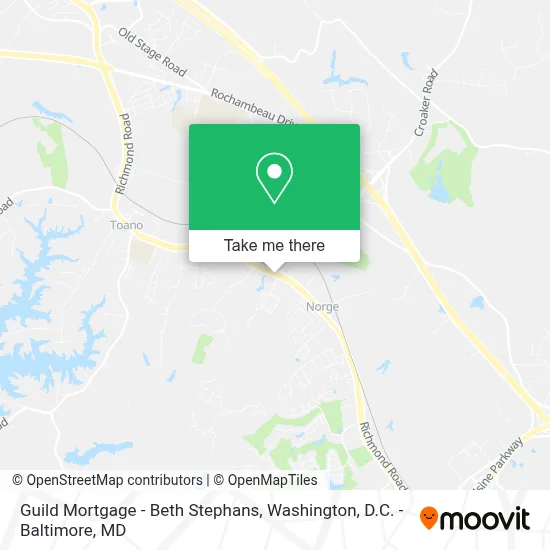 Guild Mortgage - Beth Stephans map