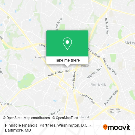Pinnacle Financial Partners map