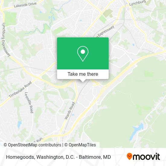 Homegoods map