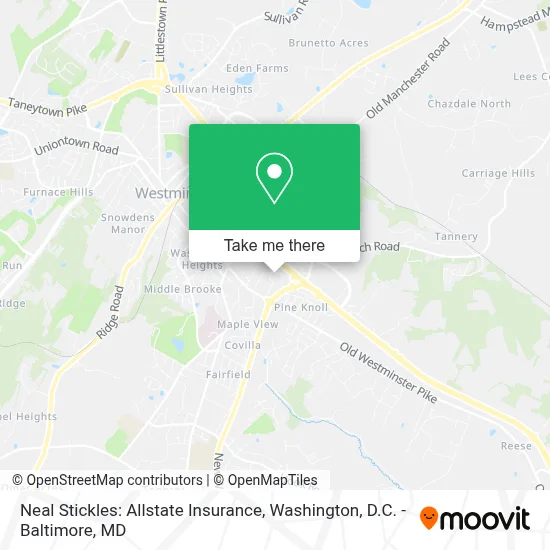 Neal Stickles: Allstate Insurance map