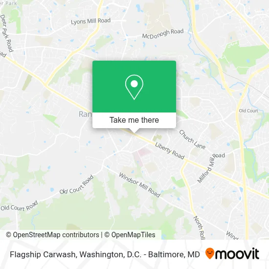 Flagship Carwash map