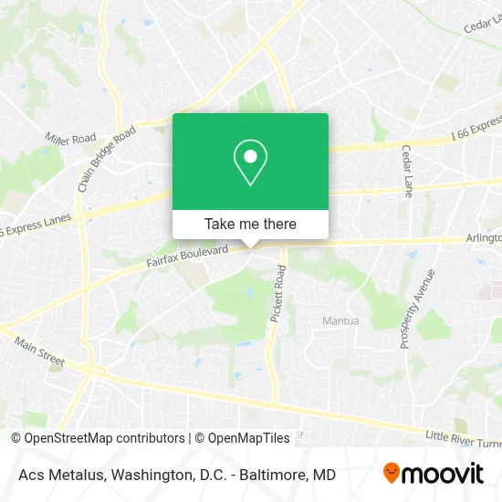 Acs Metalus map