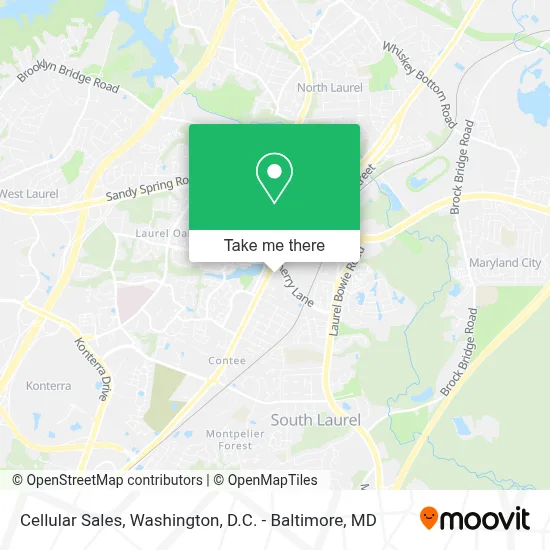 Cellular Sales map