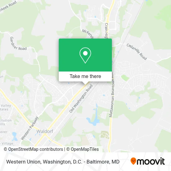 Western Union map