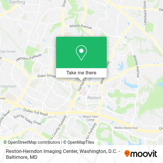Reston-Herndon Imaging Center map