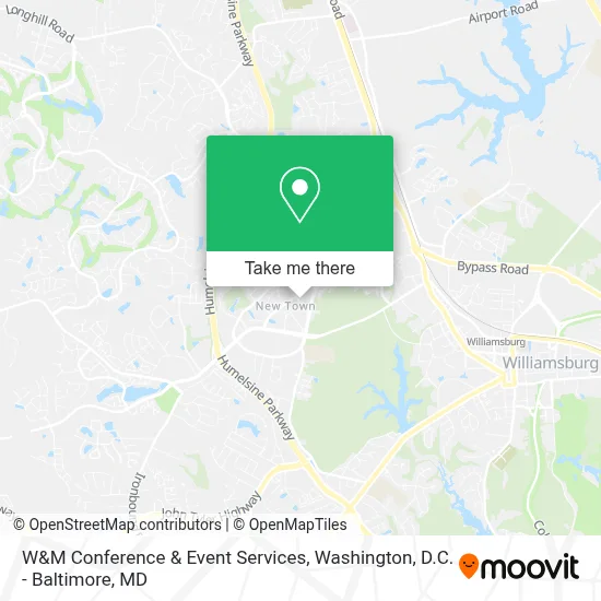W&M Conference & Event Services map