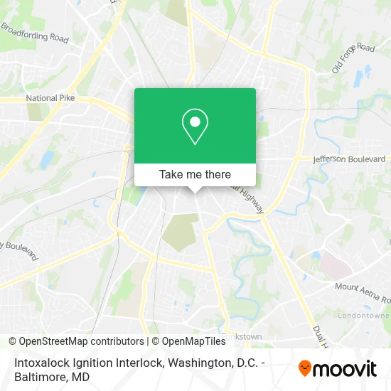 Intoxalock Ignition Interlock map